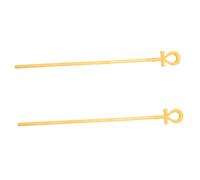 ibasenice 2pcs Egyptian King Scepter Cane Prop for Halloween Cosplay Plastic Snake Motif Walking Stick for Regal and Wizard Costume Role Play Adults