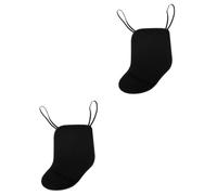 ibasenice 2pcs Elastic Rope Padded Violin Shoulder Rest for Fiddle Black Shoulder Pad Comfortable Violin Accessories