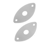 ibasenice 2pcs Electric Guitar Jack Cover Guitar Accessory Cat-eye Shape Outer Pad Jack Baffle for Copy