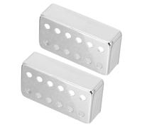 ibasenice 2pcs Electric Guitar Pickup Protective Covers Copper Covers for Humbucker Pickup for Guitar Accessories and Instrument Protection