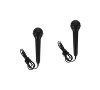 ibasenice 2pcs Electronic Keyboard Microphone Portable Handheld Mic Small Port Microphone for Singing at Home Keyboard