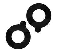 ibasenice 2pcs Excavator Bucket Pin Rubber Spacer Washer 40x80x2mm round Digger Arm Shim Kit Anti-vibration Heavy Equipment Sealing Ring for Construction Machinery