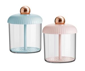 ibasenice 2pcs Face Wash Foaming Tool Bubble Maker Skincare Lightweight Porous Ps Pp Abs Material for Traveling Outdoors