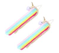 ibasenice 2pcs Fantasy Creature Hairpins Organizer and Hair Accessories Storage Rack Hand-Woven Pendant for Girls Headbands Clips Barrettes
