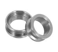 ibasenice 2pcs Fishing Reel Guide Rings Metal Line Guides Lightweight Replacement for Rod Repair and Fishing Gear Maintenance with High-strength Wear-resistant Construction