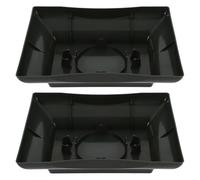 ibasenice 2pcs Flower Arranging Trays Multi-function Floral Trays Table Centerpiece Flower Arrangement Containers Party Mud Fixing Holders DIY Floral Arrangement for Landscape and Base