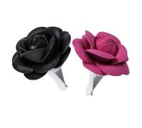 ibasenice 2pcs Flower Car Vent Clips Air Freshener with Pu Material Enhancing Driving Experience Keeping Car Smelling Delightful for Weeks Cute Vent Clip
