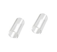 ibasenice 2pcs Glass Finger Slide Bar Guitar Slides for Acoustic Guitars Country Jazz Blues Finger Slider for Guitarra Strings Instrument Part Accessories
