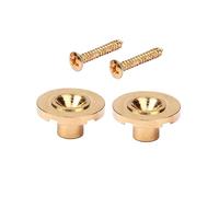 ibasenice 2pcs Golden Guitar String Roller Tree Retainers with Screws Steel Guide for Electric Guitar Parts Replacement Improves Tone Stability and Reduces String Wear