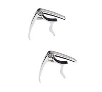 ibasenice 2pcs Guitar Capo Clip Tuner Easy to Use Clamp for Acoustic Electric Guitar Ukulele