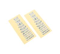 ibasenice 2pcs Guitar Fretboard Decals Inlay Stickers Self Adhesive for Electric Acoustic Bass Neck Color Coded Scale Markers Beginner Practice Tool for Learning Chords and Music Theory