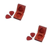 ibasenice 2pcs Guitar Pick Case Guitar Pick Storage Box Material Protect from Dirt Scratch