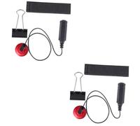 ibasenice 2pcs Guitar Pickup Piezo Microphone Self-adhesive Contact Pickup for Acoustic Electric Guitar Ukulele Sound Capture Standard Output Easy Installation