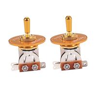 ibasenice 2pcs Guitar Pickup Selector Toggle Switch Easy Tone Electric Guitars