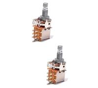 ibasenice 2pcs Guitar Tone Potentiometer Push Pull Control Pot for Neck Guitar Luthier Tools