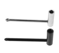ibasenice 2pcs Guitar Truss Rod Wrench Luthier Tools for Precise Neck Adjustment Compatible with Bass and String Instruments Pocket Guitar Tool