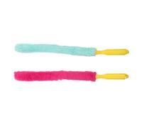 ibasenice 2pcs Guzheng Cleaning Brush Plastic Handle Dust Removal Tool Guzheng Clean Supplies for Sweeping Debris off The Instrument Random Style Random Color