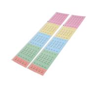 ibasenice 2pcs Guzheng Scale Sticker Music Note Stickers for Learning and Practicing for Beginners and Boy Girl to Recognize Strings and Finger Positions