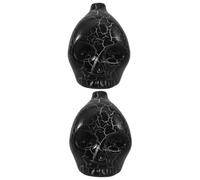ibasenice 2pcs Halloween Skull Shaped Death Whistle Decoration Unique Whistle Prop for Spooky Parties Tabletop Decor and Shamanic Rituals for Halloween Celebrations and