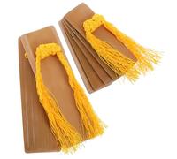 ibasenice 2pcs Handmade Allegro Bamboo Kuaiban Clapper Traditional Chinese Music Drum for Festive Folk Performance