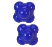 ibasenice 2pcs Hexagonal Reaction Ball for Agility Training Random Color Indoor Gear Enhance Hand Eye Coordination Reaction Speed for Baseball Soccer Football More Agile Random Color