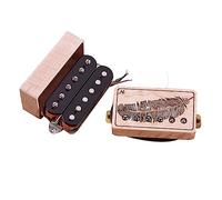 ibasenice 2pcs Humbucker Covers for Electric Guitar Maple Pickup Covers Lightweight Design Protects from Sweat and Water Corrosion Fits Standard Humbucker Style Guitars