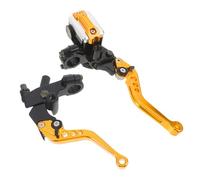ibasenice 2pcs Hydraulic Motorcycle Brake Lever Replacement Aluminum Alloy Brake Clutch Handlebar Controls for Dirt Bikes and Scooters