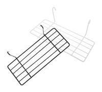 ibasenice 2Pcs Iron Mesh Photo Wall Tray with Hanging Accessories for Birds Rectangular Bird Platform Durable and Impact Resistant