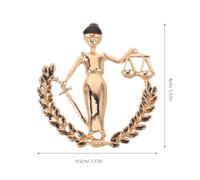 ibasenice 2pcs Justice Scale Lawyer Brooch Pins Elegant Gold Lapel Pins for Men S Suits Attorney Judge Jewelry Symbolic Balance of Law for Law Students Department of Justice