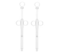 ibasenice 2pcs Large Bird Feeding Syringe for Pigeons and Parrots Transparent Plastic Liquid Feeder with Precise Feeding Mechanism for Milk Water and Nutrient Supply in Bird Care