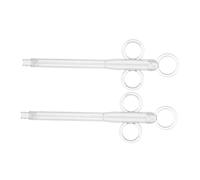 ibasenice 2pcs Large Transparent Parrot Feeder Syringe Tubes for Young Birds Liquid Feeding Portable Hand Feeding Tool for Parakeet and Pet Bird Supplies Accurate Nutrition for Outdoor Use
