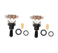 ibasenice 2pcs Level Sound Pick-up for Type Guitar Jet Black Button Control Design for Professional Use for Acoustic and Electric Guitars