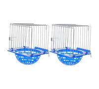 ibasenice 2pcs Lightweight Bird Nest Container for Parrot Breeding and Pigeon Nesting Easy to Install and Portable Bird Cage Nesting Bowl for Various Settings