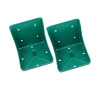 ibasenice 2pcs Livestock Salt Brick Feeding Box for Sheep and Cattle Durable Salt Licking Tray Easy to Clean and Use for Home and Farm Livestock Nutrition