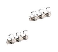 ibasenice 2pcs Locking Tuners Guitar Tuning Pegs Metal Square Button Guitar Tuner Keys Classical String