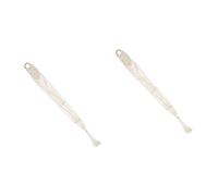 ibasenice 2pcs Macrame Ukulele Hanger Handwoven Wall Instrument Mesh Hanger for Guitar Case Stand for Ukulele Carry Bag Storage