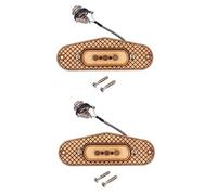 ibasenice 2pcs Maple Wood String Box Guitar Pickups Pole for Balanced Tones for Acoustic and Electric Guitars