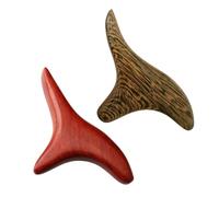 ibasenice 2pcs Massage Sticks Set, Rosewood and Chicken Wing Wood Body Reflexology Tools for Deep Tissue Massage and Muscle Relaxation, Suitable for Therapy and Home Use
