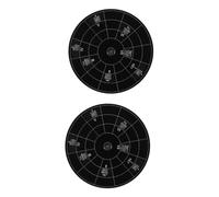 ibasenice 2pcs Melody Tool Chord Wheel Aluminum Alloy Music Theory Guide for Guitarists and Musicians for Learning Chords and Scales Portable Design