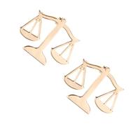 ibasenice 2pcs Metal Scales Brooch Pin Justice Lawyer Shirt Lapel Badge for Men Suits Symbol of Balance and Fairness for Judges Law Students Legal Professionals Accessories