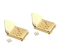 ibasenice 2pcs Metal Triangle Mandolin Tailpiece Screws for Guitar Mandolin Improve Tone Volume Easy String Changes Decorative Upgrade