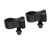 ibasenice 2pcs Mic Clip Adjustable Microphone Holder for Handheld Microphones Fits Mic Stands for Podcasting and Live Streaming