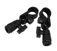 ibasenice 2pcs Mic Holder Stand Clamp Microphone Clamp for Lash Accessories Shock Mount Clip Ring for for Replacement for