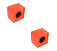 ibasenice 2pcs Mic Logo Station for Interview Sports Microphone Stand Abs Large Logo Space Easy to Use
