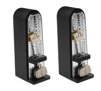 ibasenice 2pcs Mini Drum Metronome for Piano Guitar Violin Metronome Function for Musical Instrument Practice and Performance