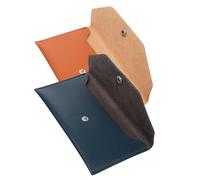 ibasenice 2pcs Mini Envelope Wallet in Fake Leather Slim Budget Envelope for Money Cash Storage for Spring Festival Wedding Cash