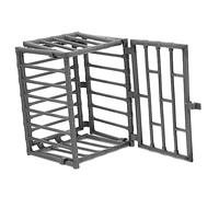 ibasenice 2Pcs Miniature Pet Cage Model DIY Mini House Decor for Small Animals for Creative Crafts Living Room Bedroom Decoration Realistic Design for Collectors