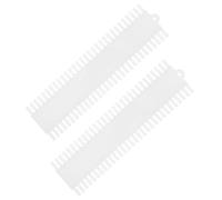 ibasenice 2pcs Nail Art False Nail Tips Practice Board 12.6x7.5inch Abs Personal Storage Mark for Beginner in Or College