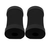 ibasenice 2pcs Non-slip Yoga Elbow Pads for Planks and Push-ups, 3d Padded Hand Support Pads with Wrist Protection, Black Balance Exercise Mats for Home Fitness and Pilates