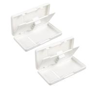 ibasenice 2pcs Oboe Reed Box Slots Storage Container Protective Holder Reed Carrying Box for Traveling Musicians Practice